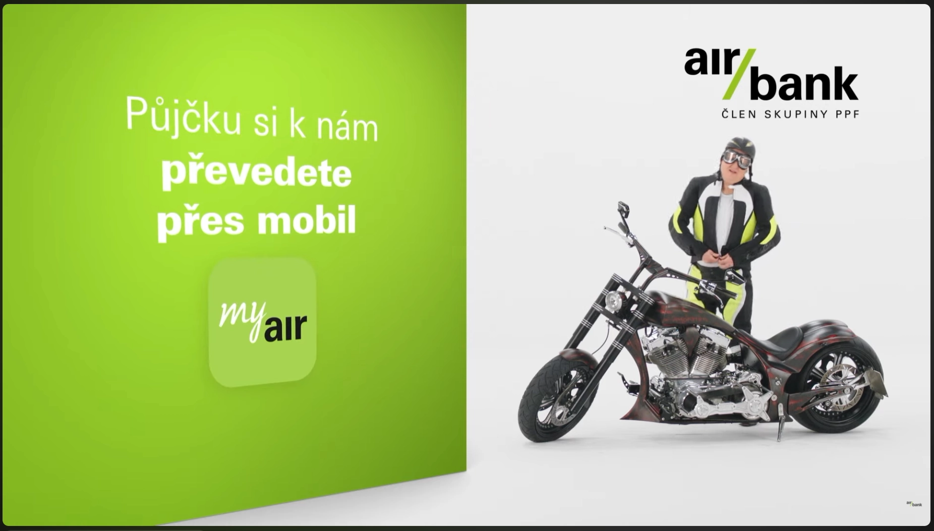 Amorphis v reklamě Air Bank